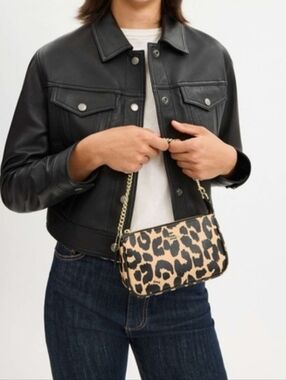 Coach Nolita 19 With Leopard Print a free unbranded extender NWT Price Is Firm